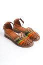 Hakiki Deri 35 Numaradan 41-42-43-44 Numaraya Kadar Bantlı Sandalet Taba multi