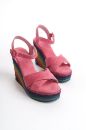 Hakiki Deri Topuklu Sandalet 33-34-35-41-42-43-44 Numara Pembe