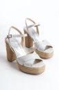 Hakiki Deri Platform  Tabanlı  33-34-35-41 Numara Kadın  Sandalet Baby engerenk
