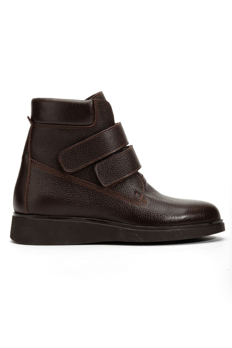 Hakiki Deri 36 Numaradan 41-42 Numaraya Kadar Kadın Kışlık Bot Kahverengi resmi