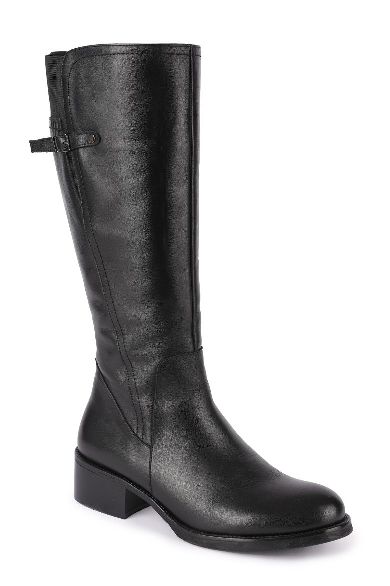 Hakiki Deri 33-34-35-41-42-43-44-45 Numara Kadın Çizme siyah resmi