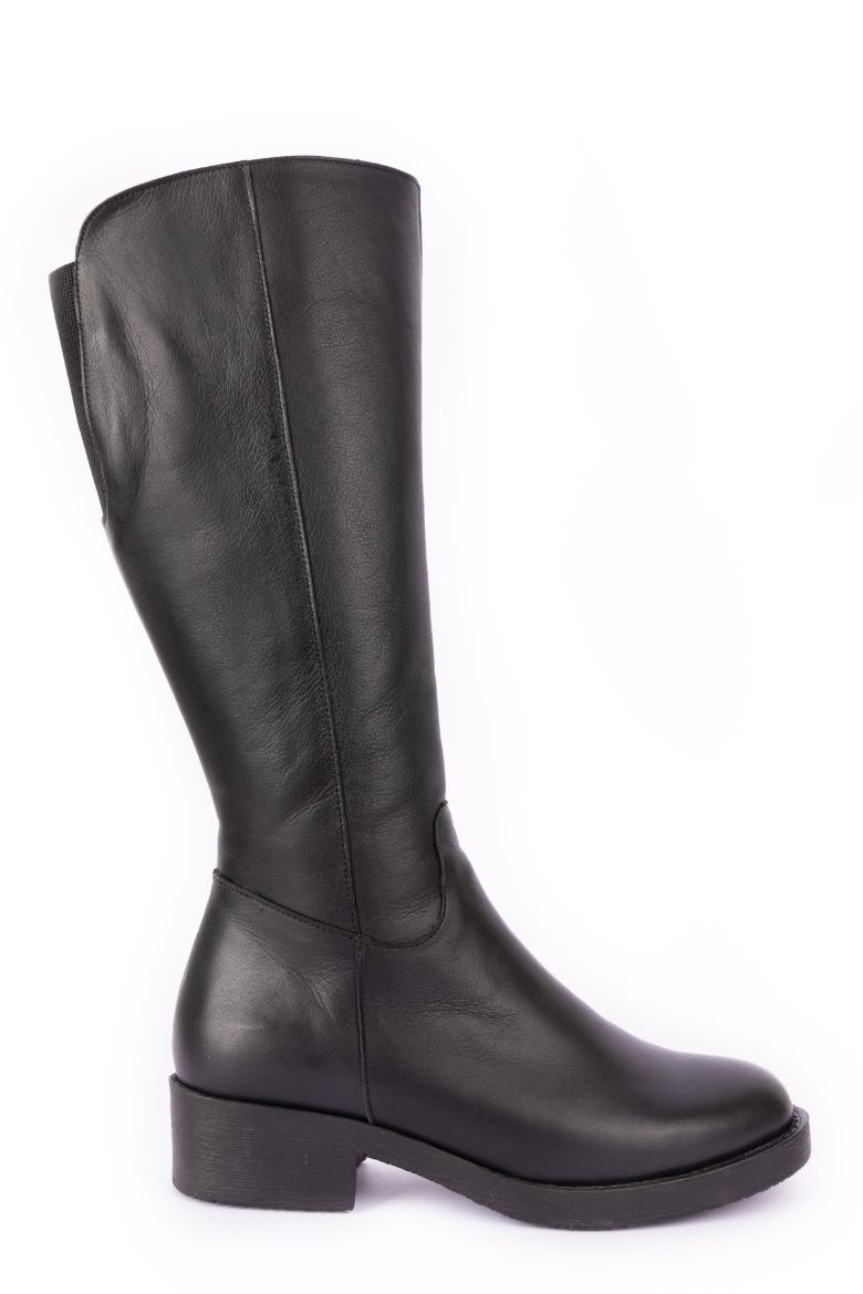 Hakiki Deri 36 Numaradan 41-42 Numaraya Kadar Kadın Çizme Siyah resmi
