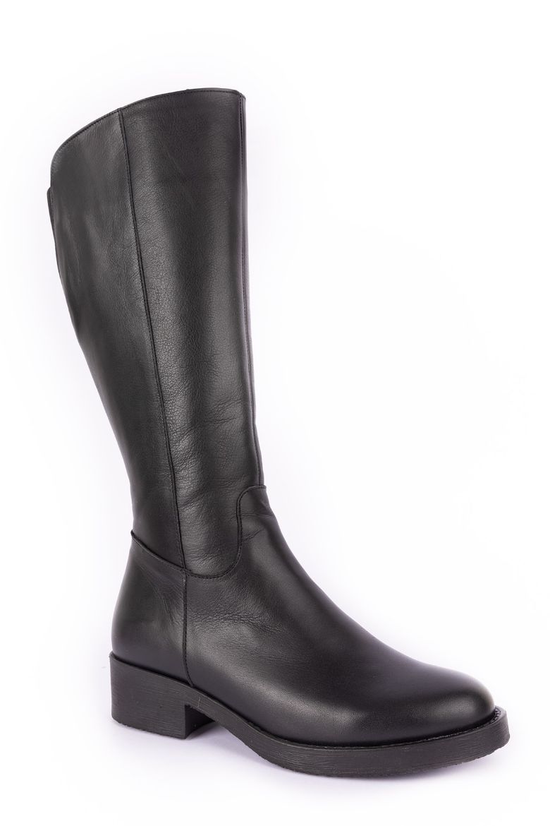 Hakiki Deri 36 Numaradan 41-42 Numaraya Kadar Kadın Çizme Siyah resmi