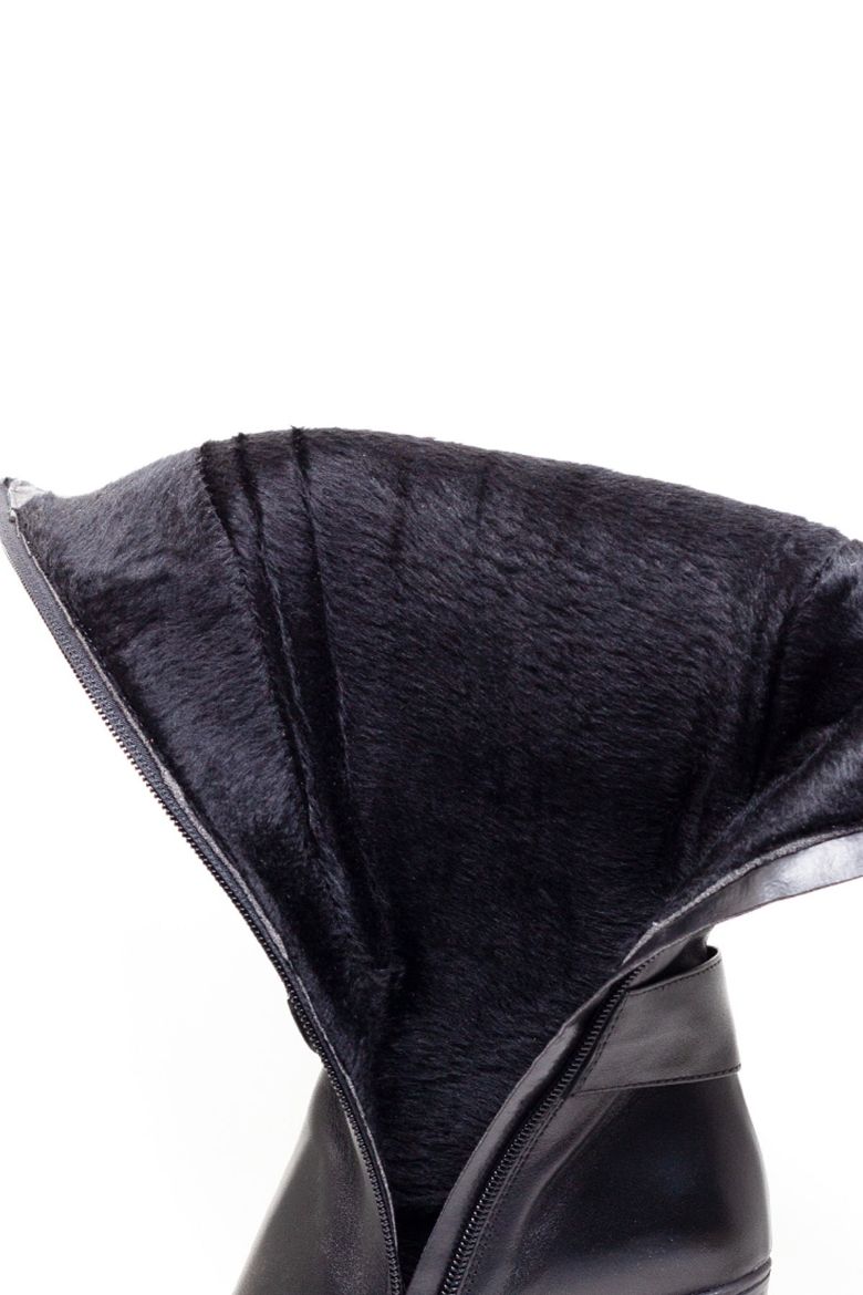 Hakiki Deri 36 Numaradan 41-42 Numaraya kadar Kadın Çizme Siyah resmi