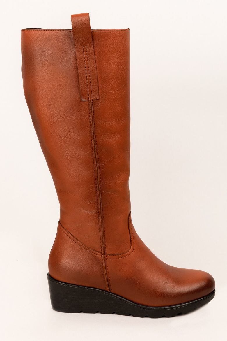 Hakiki Deri 36 Numaradan 41-42 Numaraya Kadar Kadın Çizme Taba resmi