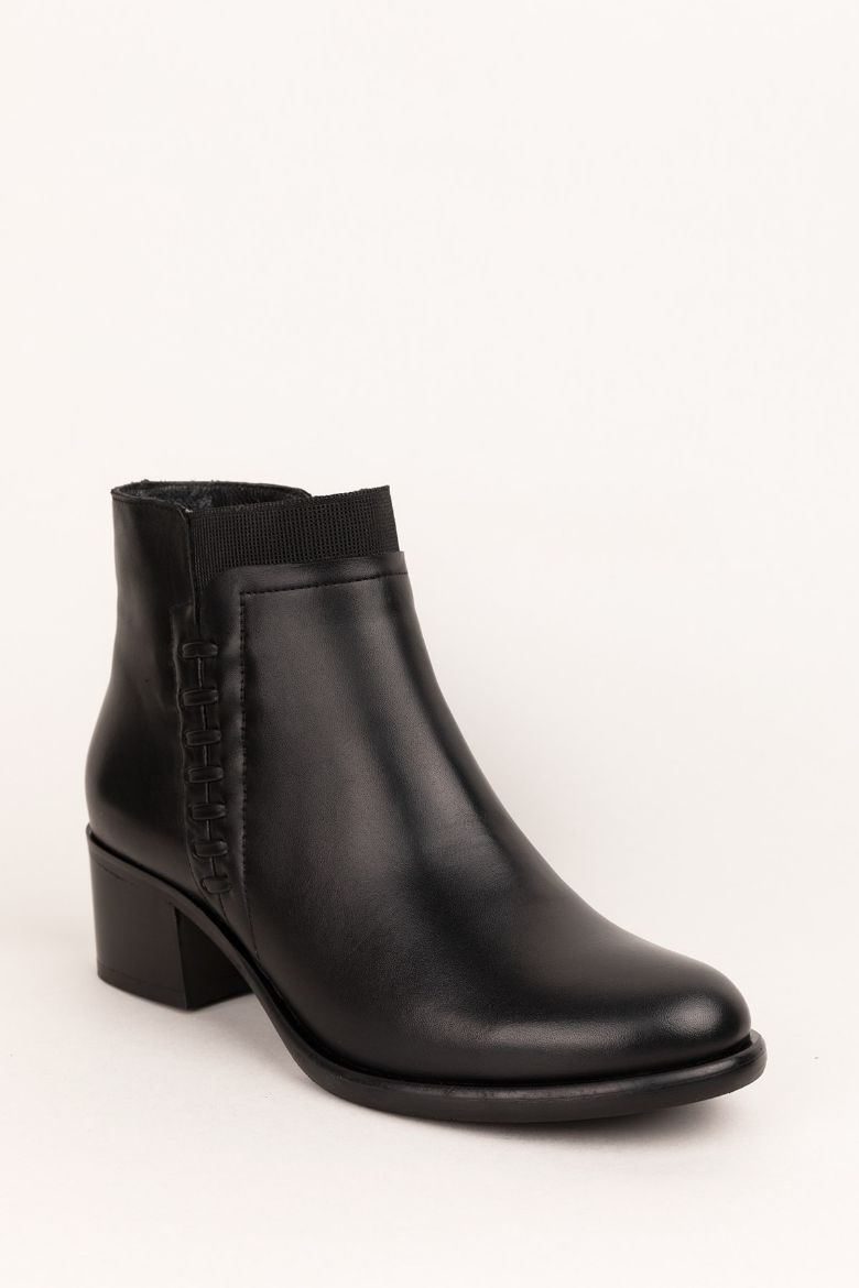 Hakiki Deri 34-35 Numaradan 41-42-43-44 Numaraya Kadar Kadın Bot Siyah resmi