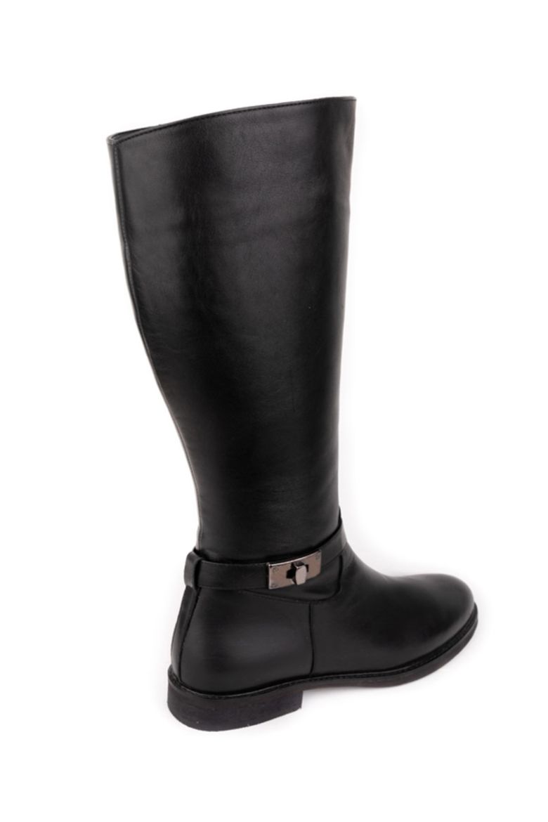 Hakiki Deri 36 Numaradan 41-42-43-44 Numaraya Kadar Kadın Çizme Siyah resmi