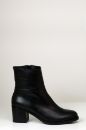 Kadın Hakiki Deri  Uzun Bot Siyah