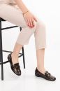 Hakiki Deri Comfort Ayakkabı 36-41 kahve rugan