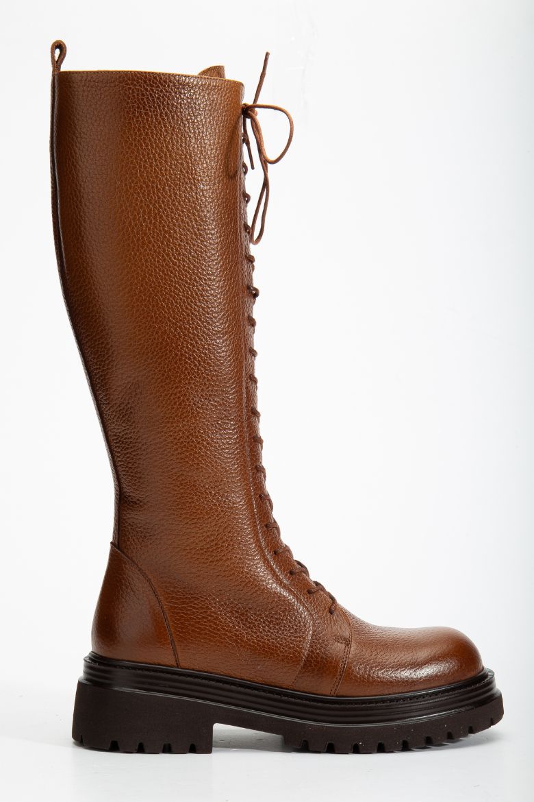 Hakiki Deri 33-34-35 Numaradan 41-42-43 Numaraya Kadar Kadın Kışlık Çizme Fındık resmi