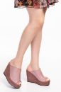 Hakiki Deri Espadril Kadın Sandalet 34-35-41-42-43-44 Numara Pembe
