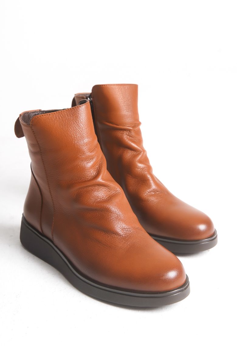 Hakiki Deri 36 Numaradan 41-42 Numaraya Kadar Kadın Kışlık Bot Taba resmi