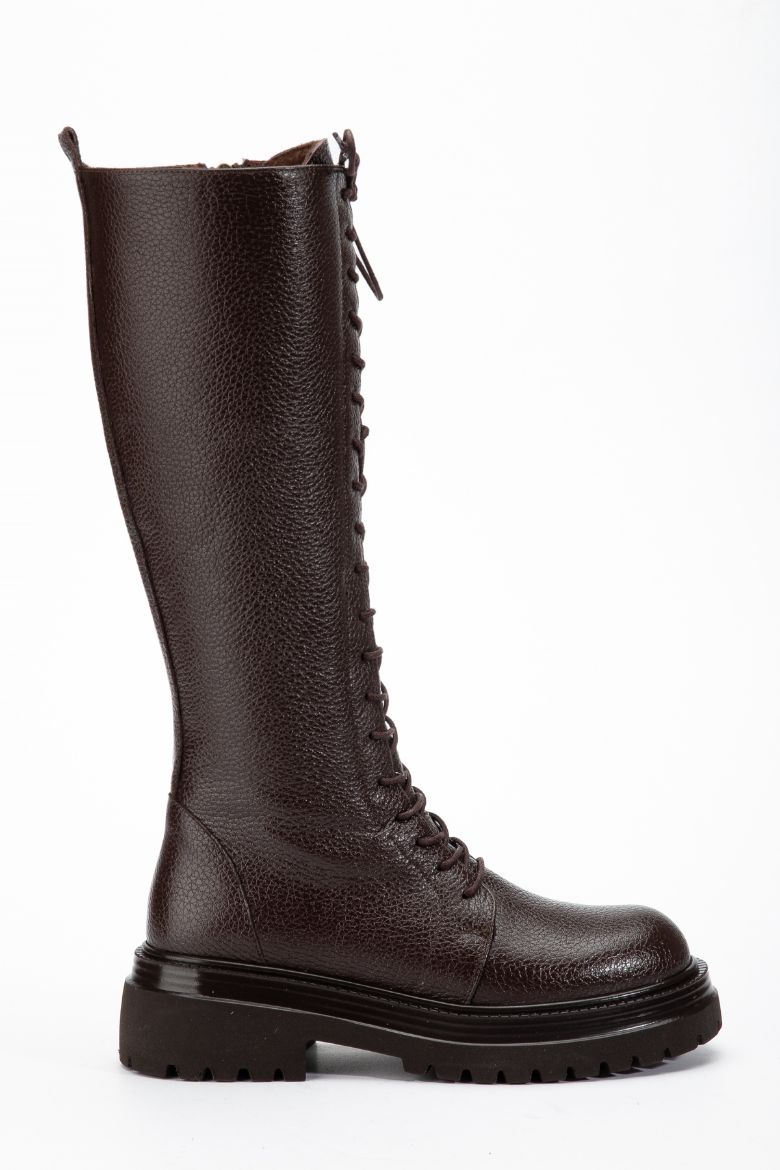 Hakiki Deri 33-34-35 Numaradan 41-42-43 Numaraya Kadar Kadın Kışlık Süet Çizme Kahverengi Deri resmi