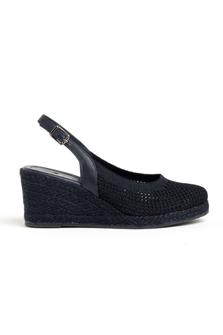 Triko Espadril 33-34 'ten 42-43-44-45 'e Kadar Kadın Sandalet Lacivert resmi